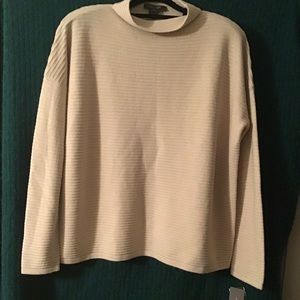 French Connection light oatmeal sweater. Medium